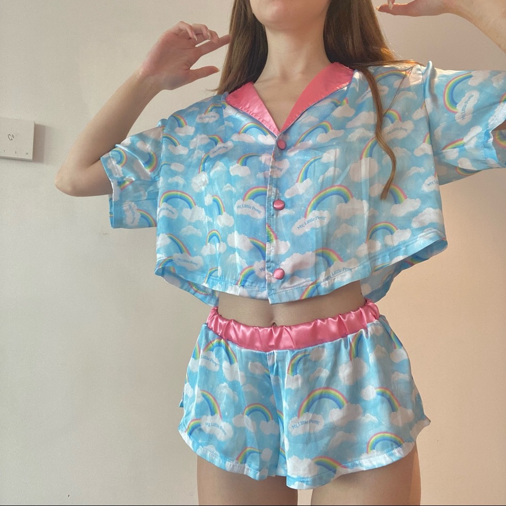 Sugarthrillz pj set, best fits size xs-s, my little pony collection 🦄fauxsaturn - Picture 1 of 3